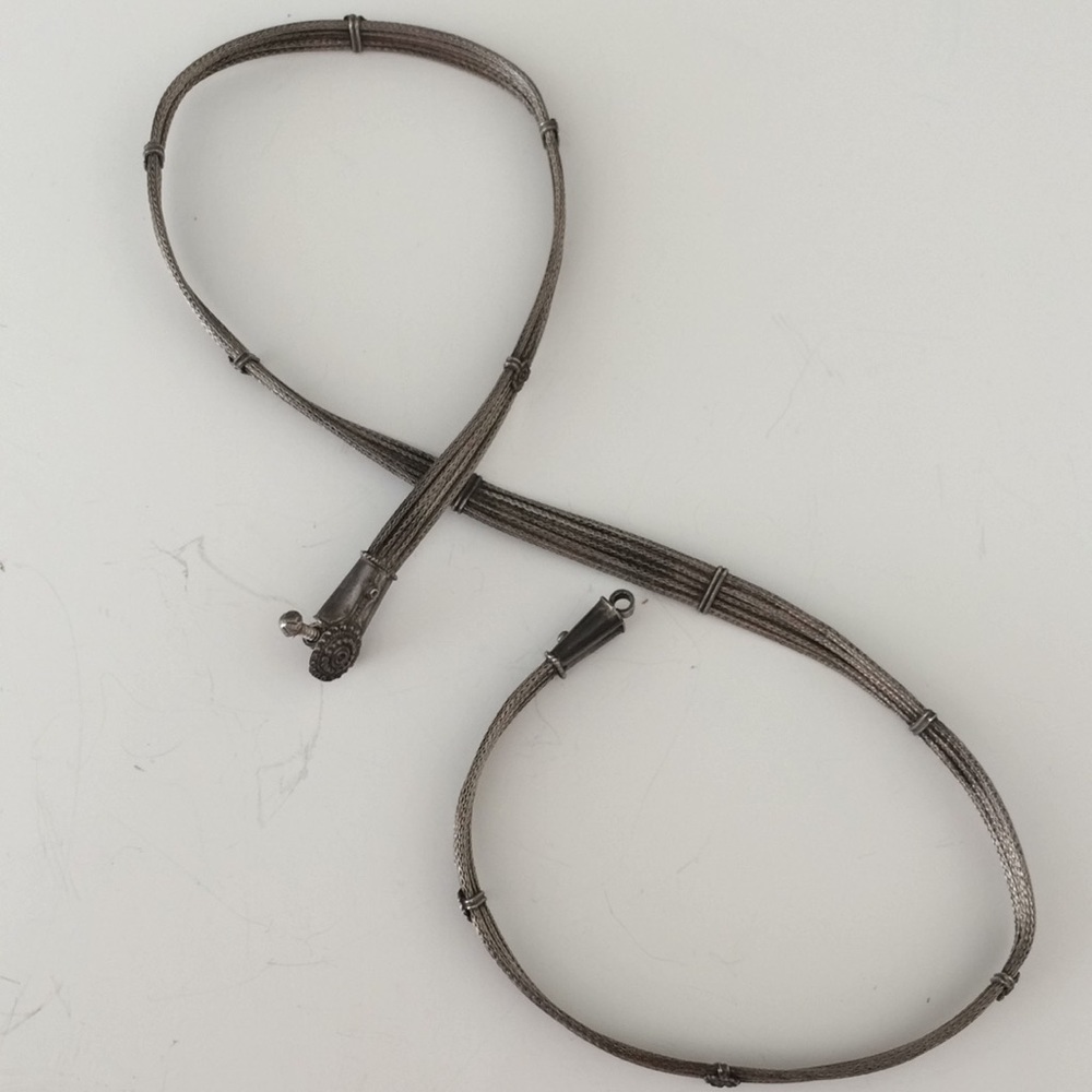 Antique Rajasthani Solid Silver Wedding Belt - image 4